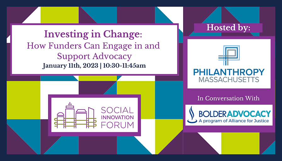 Advocacy event graphic
