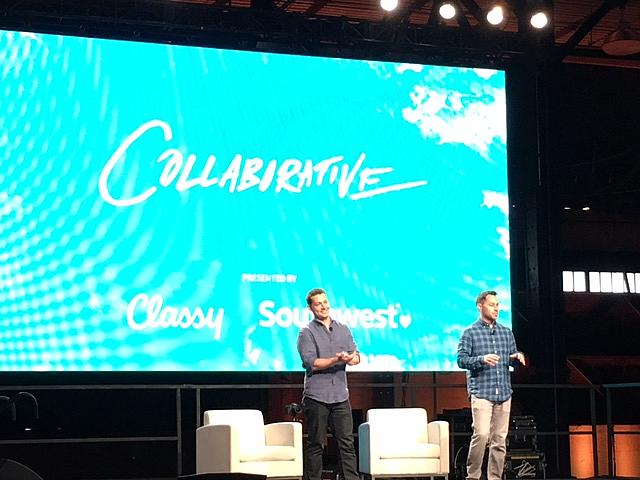 Pat Walsh and Scot Chisholm, Classy Founders, presenting at the Collaborative