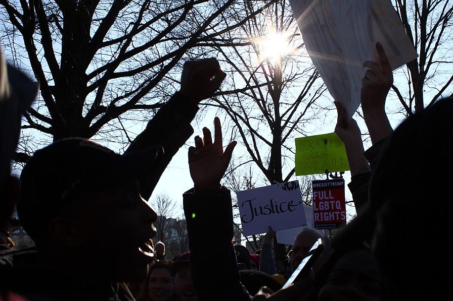 Women's March Participants - photo credit Lauren Miller