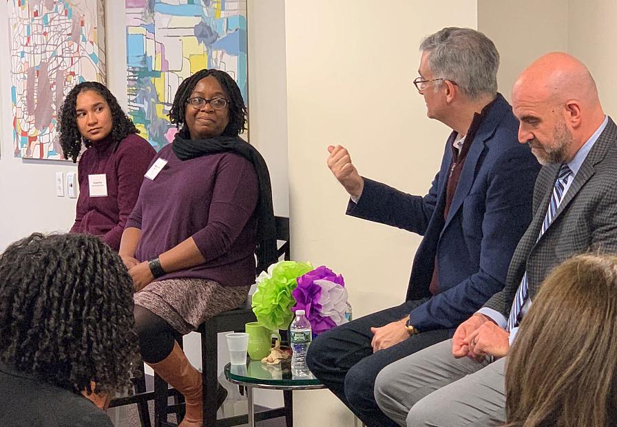 Panelists at Valedictorians Project discussion